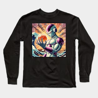 Frieza Katsushika Hokusai Japanese Art Style Long Sleeve T-Shirt